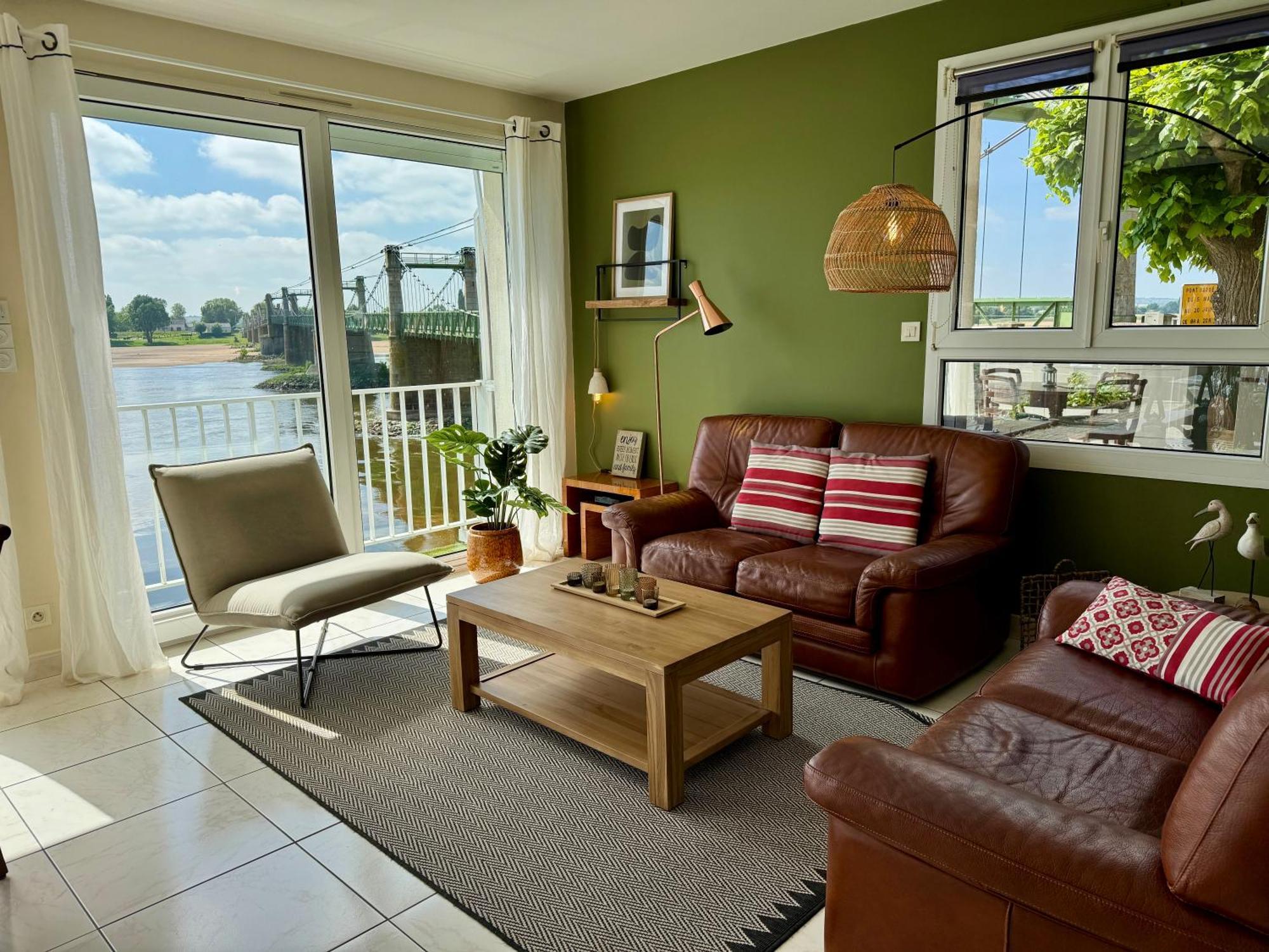Gite Loirizon Vue Loire 4 Personnes Ingrandes (Maine-et-Loire) Exterior foto